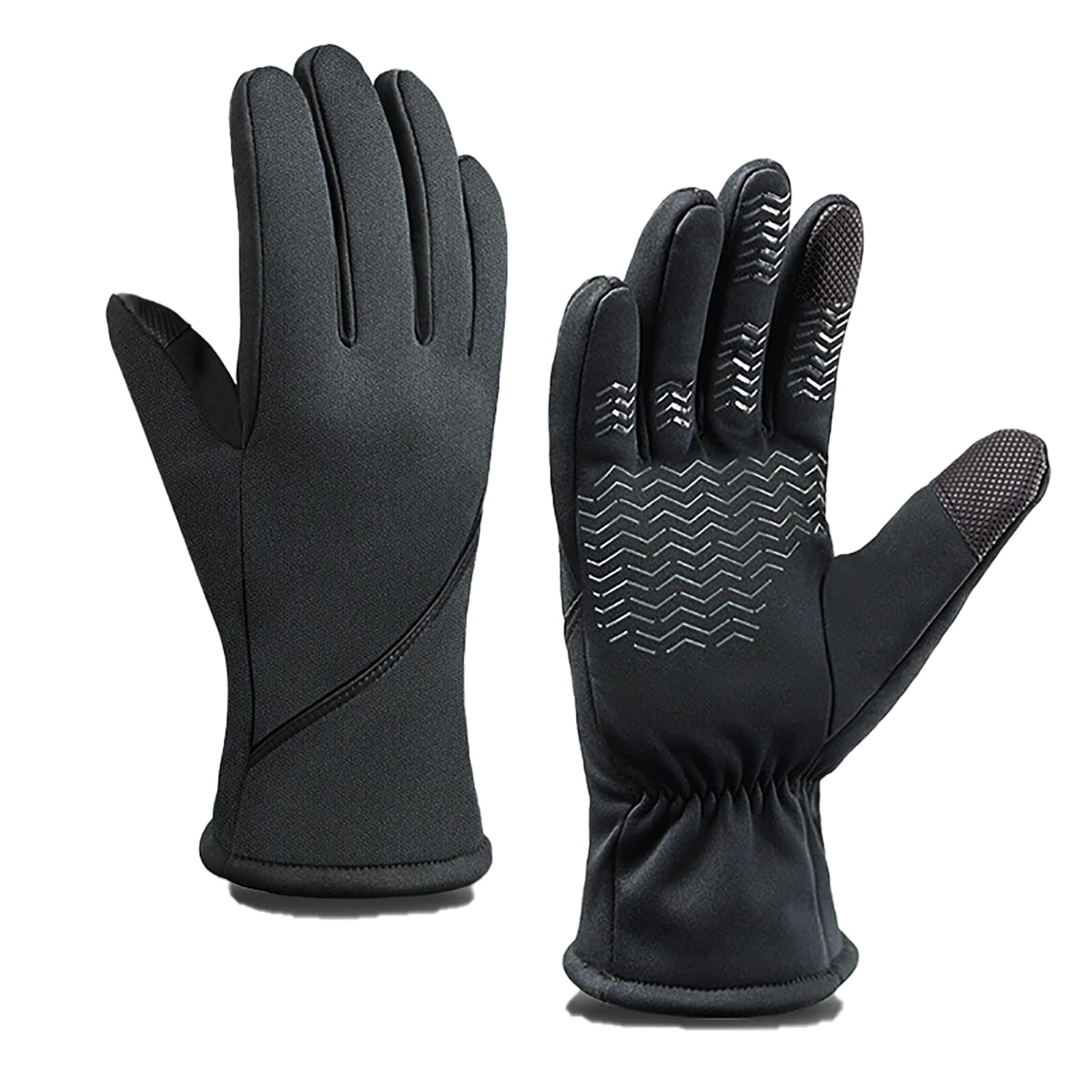 Generic Skihandschuhe Wasserdicht Winterhandschuhe Herren Damen Thermohandschuhe Motorrad Handschuhe Warme Fahrradhandschuhe für Laufen Skifahren Wandern Radfahren
