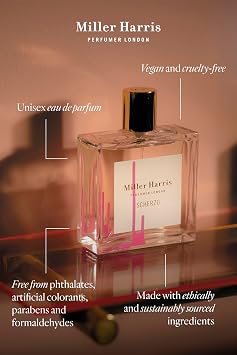 Miller Harris Scherzo Eau de Parfum | Floral, Oud, Sweet Perfume (3.4 fl oz)