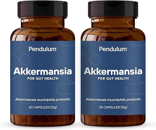 Pendulum Akkermansia - La única marca con Akkermansia  Un suplemento probiótico vivo para mujeres y hombres  Aumenta el GLP-1, mejora la salud