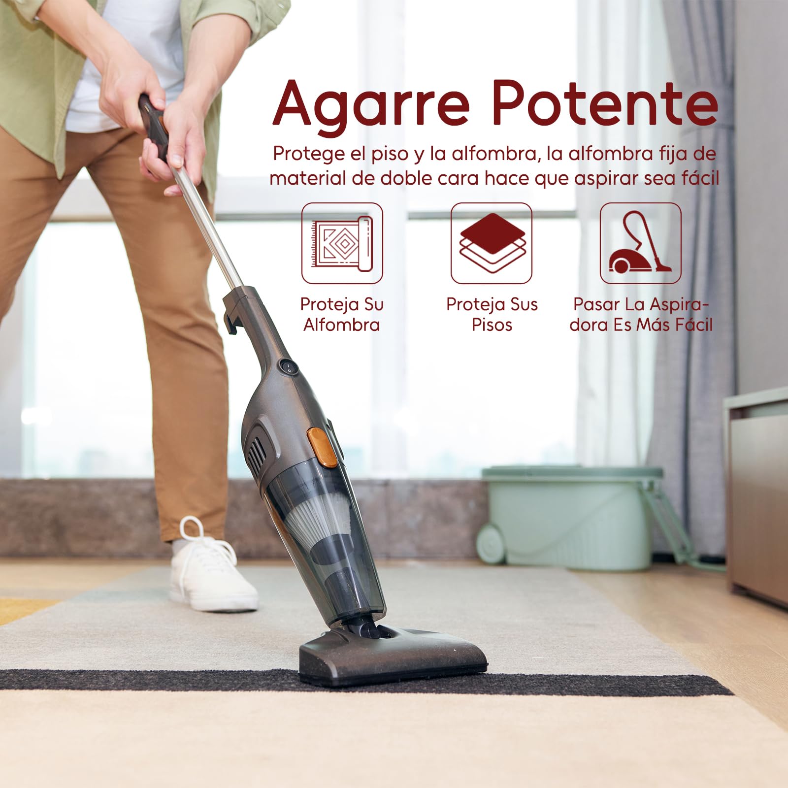 Almohadilla de Fieltro Antideslizante con Respaldo de Goma de 100 x 150 cm, Almohadillas Acolchadas Protectoras para alfombras, Agarre de Alfombra a Alfombra para Suelos de Madera Dura, Mantiene Las
