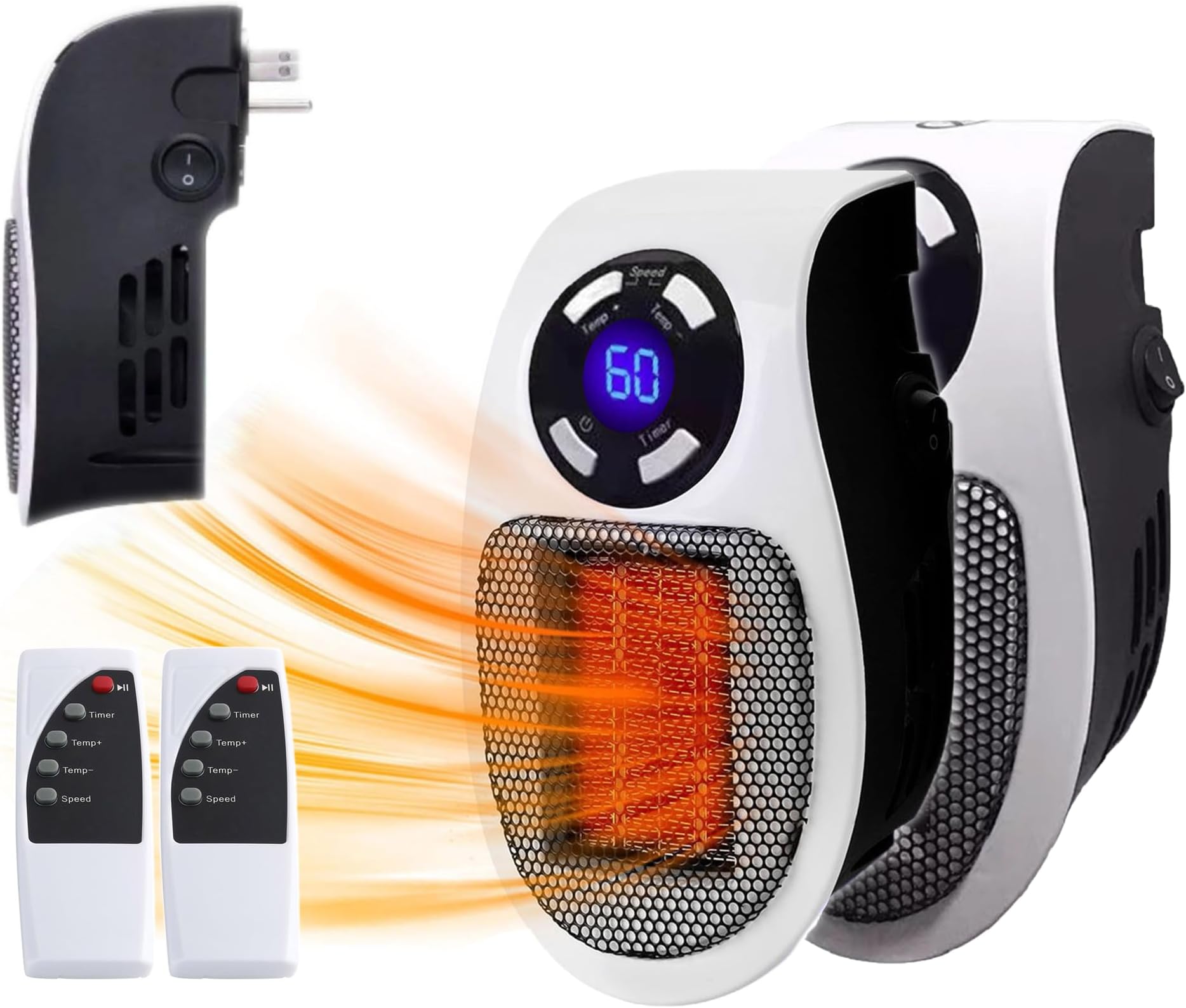 Heater Cooler Cigarette Lighter Small Car Heater Walmart 450W