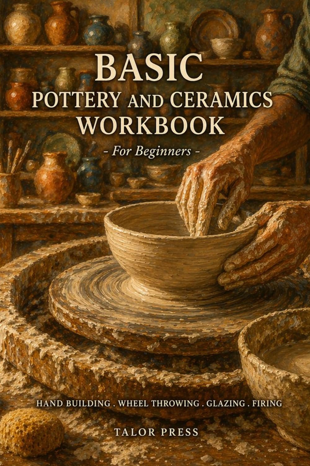 Basic Pottery and Ceramics Workbook for Beginners: A Complete Practice Guide with Technique Diagrams, Glaze Recipes, Firing Schedules, and Hands-On Projects