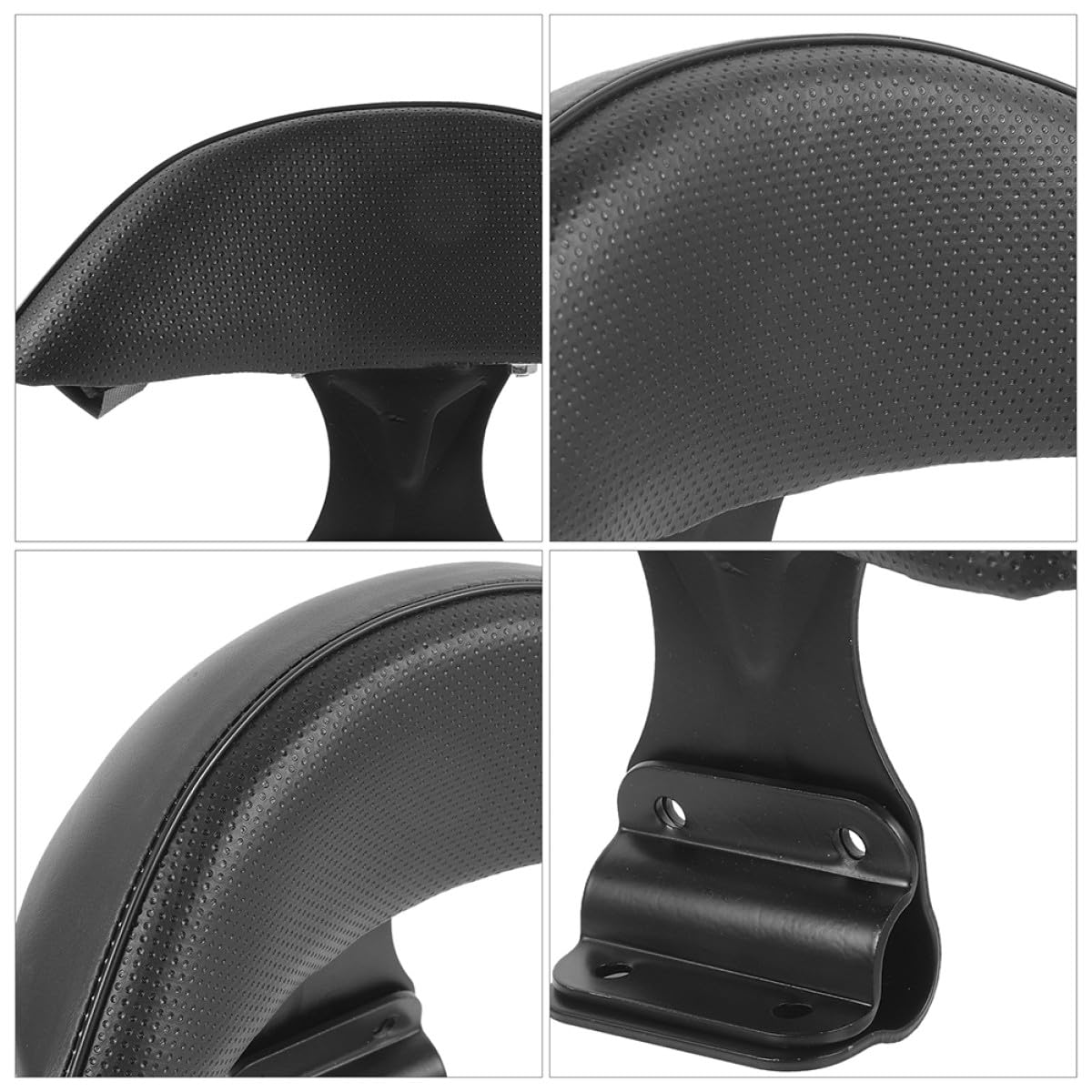 CALLARON Coussin Noir de Dossier Ergonomique pour Vélo Électrique en Mousse Pu Support Confortable Facile à Installer pour Cyclisme en Plein Air