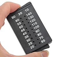 Vista 5 de Gutta Percha Cutter Regla de medición Endodontic Span Medida Escala Herramienta Dental