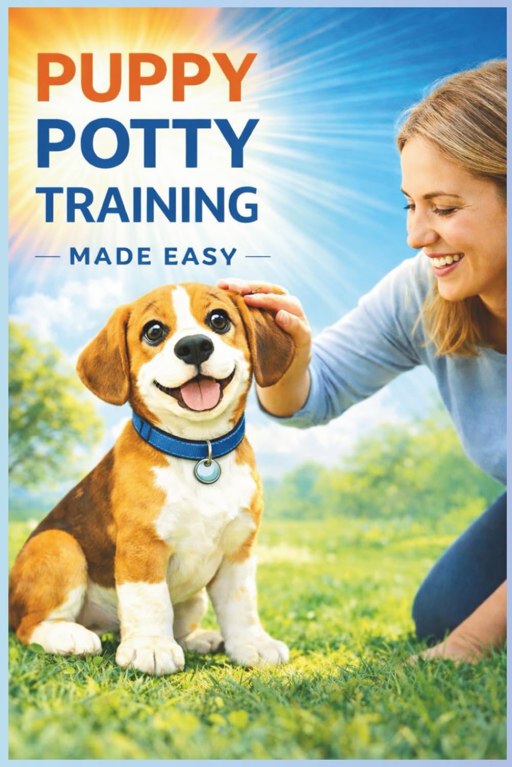 PUPPY POTTY TRAINING - MADE EASY: A Practical Guide to House Training Your Puppy Using Pee Pads, Crate Training, and Daily Routines (pet care dog)