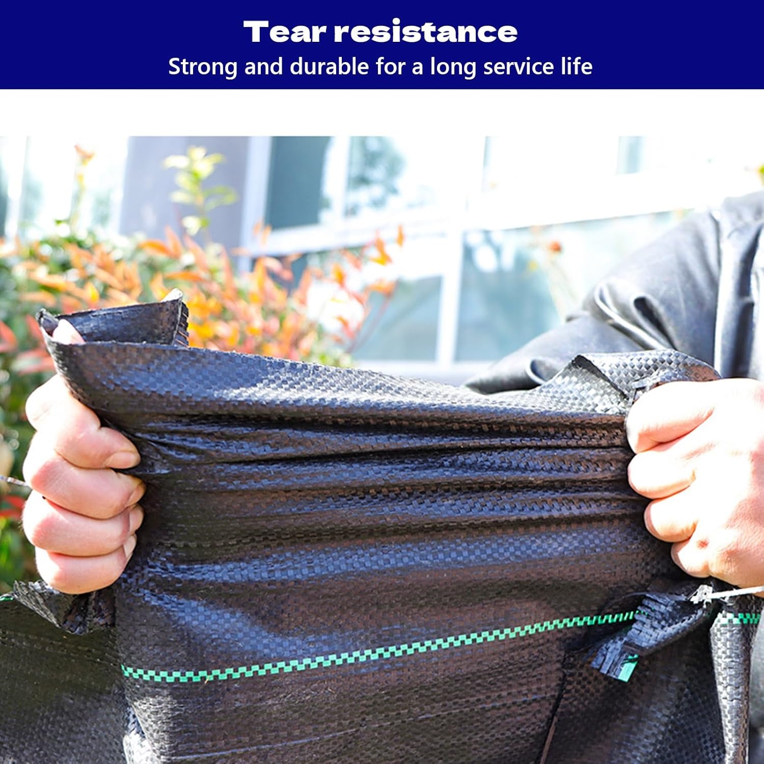 Weed Blockr Fabric Roll Heavy Duty Landscape Fabric Ground Cover Gardening Mat Weed Barrier Control Cloth, Easy Setup(0.5x200m)