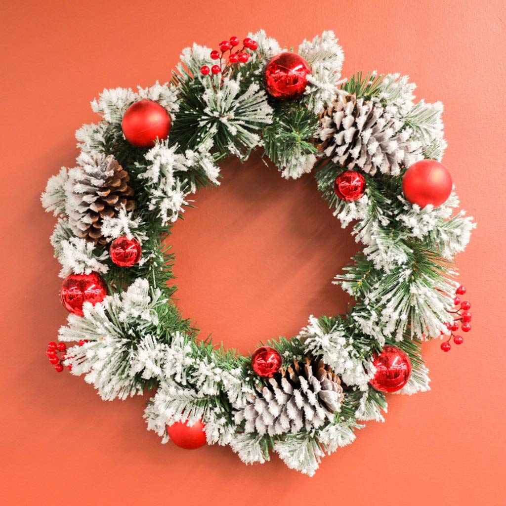 Guirlande de Noël 50CM pour sublimer votre porte d'entrée festive