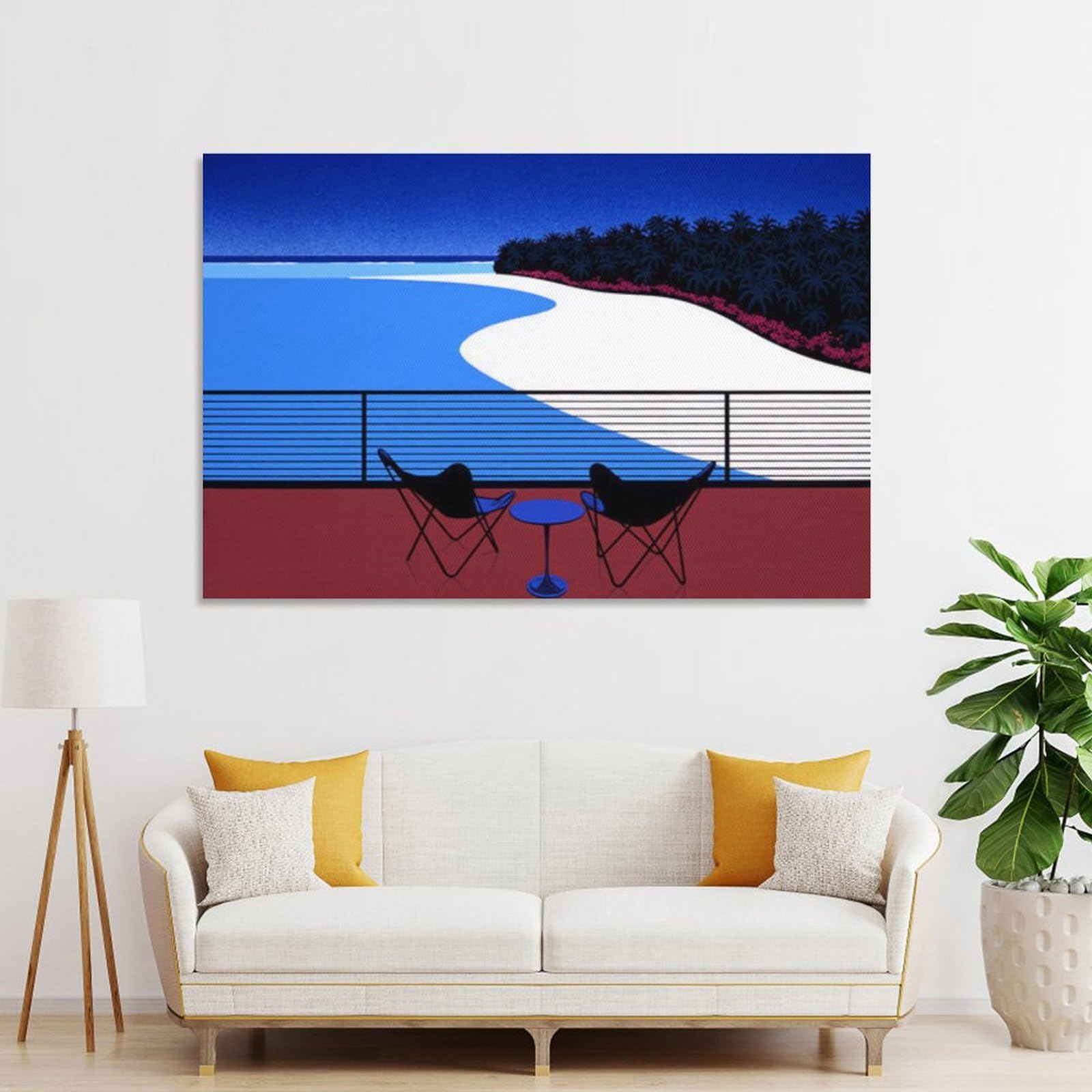 Amazon.co.jp: イラストレーター 永井博 アートポスター 80年代シティ Amazon.co.jp: イラストレーター 永井博 アートポスター 80年代シティ