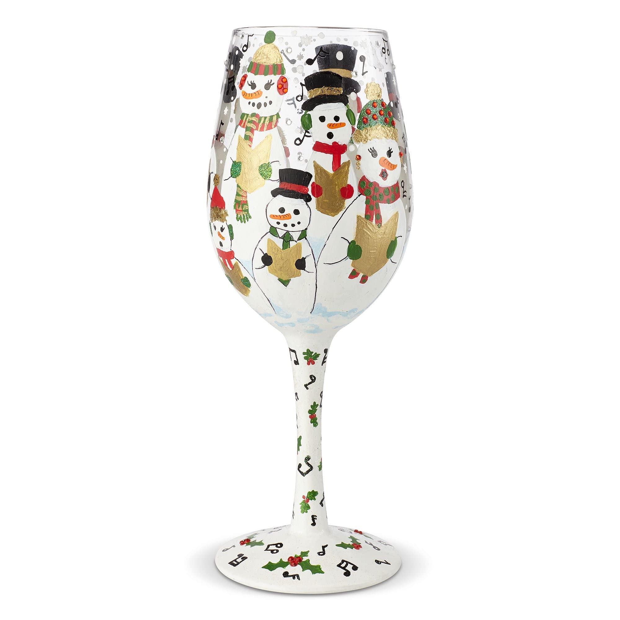 Verre à vin Lolita 6002980 original peint à la main pour dégustation