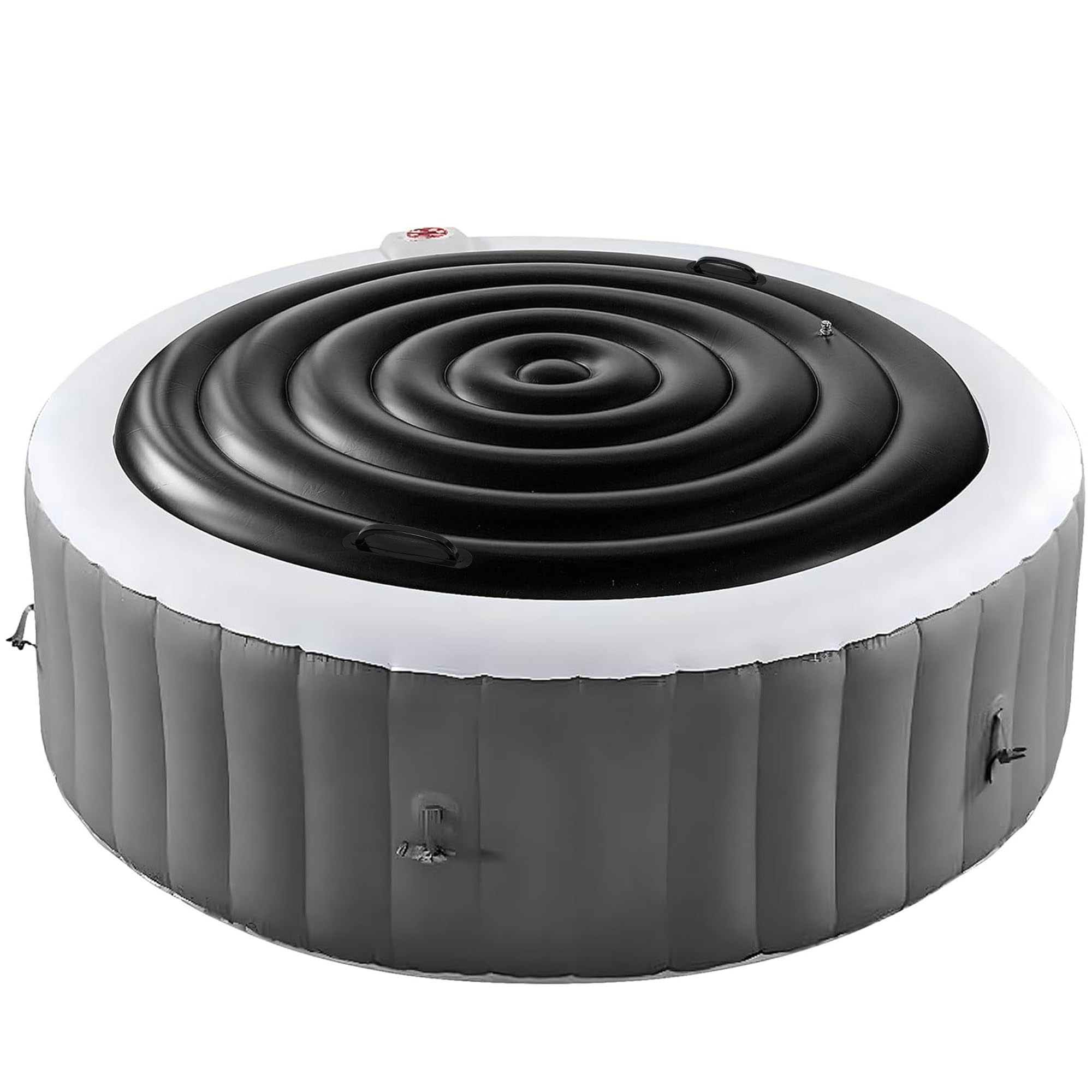 5.4 Ft Inflatable Hot Tub Cover, Energy Saving Bathtub Lid for Round Tub