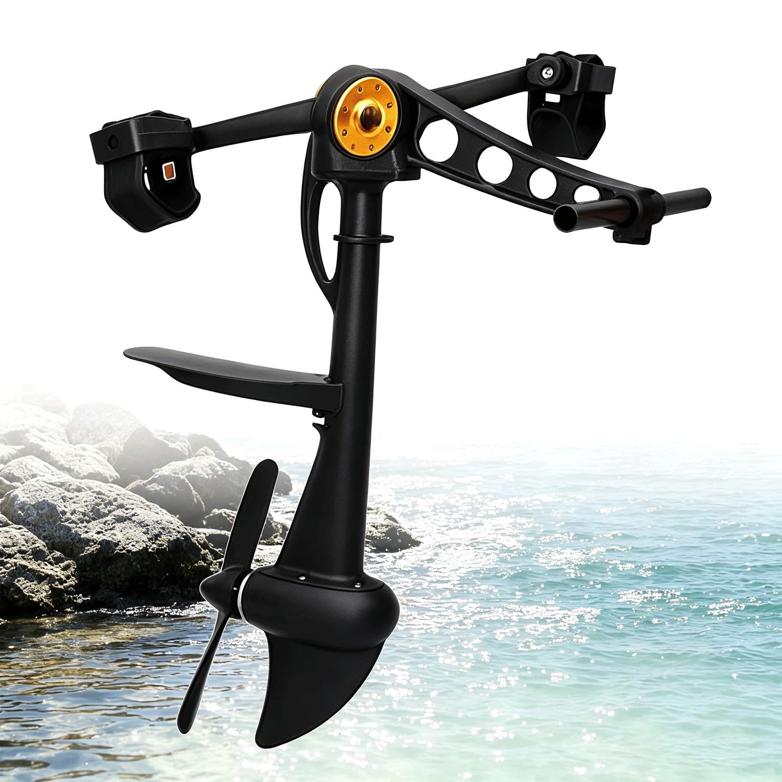 Kit Di Propulsione A Pedali For Kayak, Propulsione For Kayak Tutto In Uno | Con Pedaliera Integrata, Per Battute Di Pesca E Caccia In Mare Aperto Per Adulti
