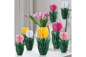Exquisite Tulip Honeycomb Decorations for Vibrant Celebrations