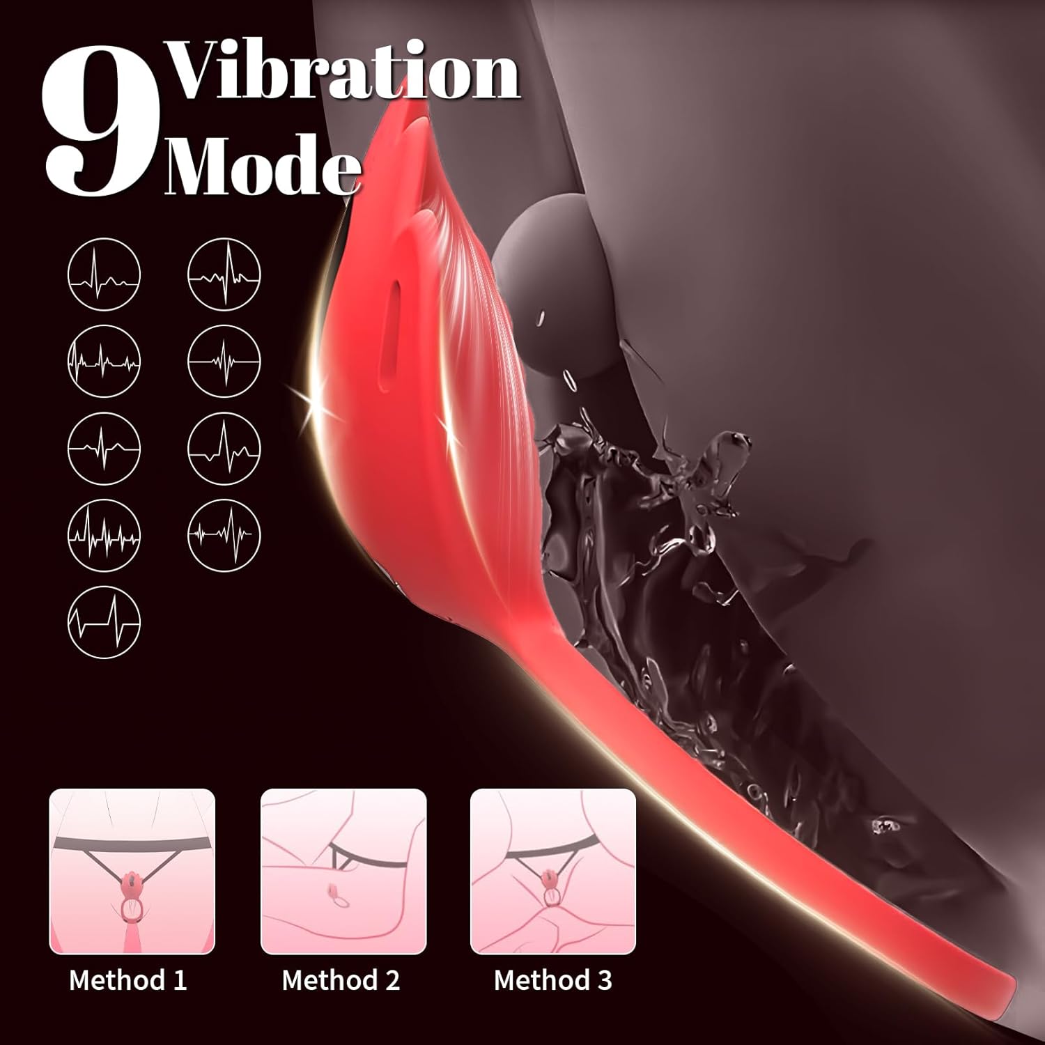 Couples Rose App Control Wearable Viboators,Viboators Toys Underwear for Women Vibrate Panties Device 10 Speeds Great for Her On Date Night GrEYi1