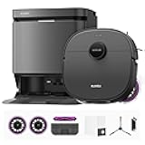 J15 Pro Ultra Robot Vacuum and Mop with Self Emptying Base, 16,200 Pa Suction, Flex-Arm Design Mop, Auto Mop Hot Water Washing & Hot Air Drying, Anti-Tangle, AI Obstacle Avoidance, Black