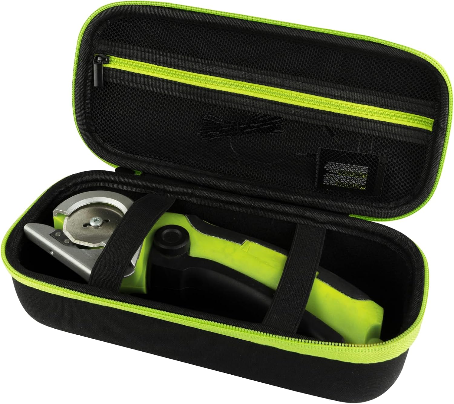 Case for Electric Scissors Compatibe with WORX WX082L/ WX081L Electric Box Cutter for Cardboard Portable Storage Box for ZipSnip Cordless Automatic Scissors (Case Only) Green