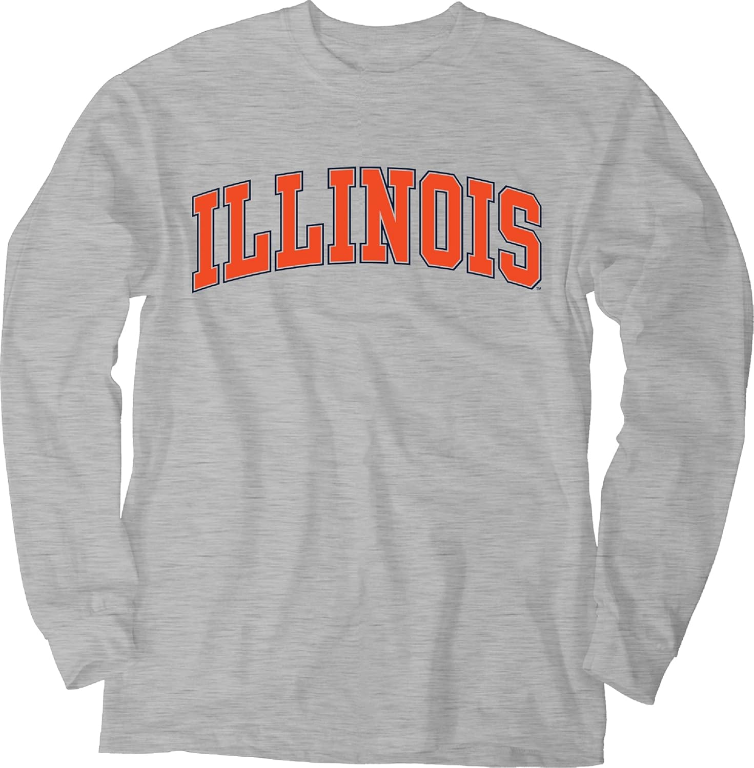 Blue 84 NCAA mens Arching Team Name Dark Heather Long Sleeve T Shirt