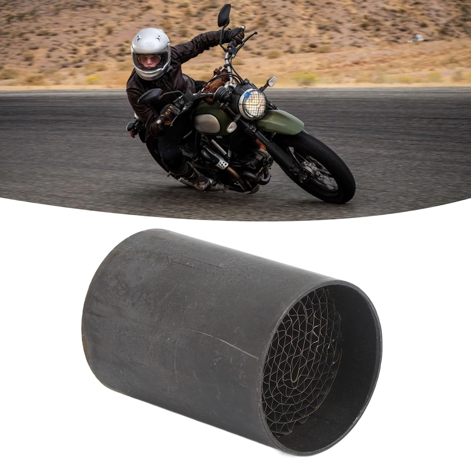 Catalizador Para Moto - Acero Inoxidable 35x100mm | Universal