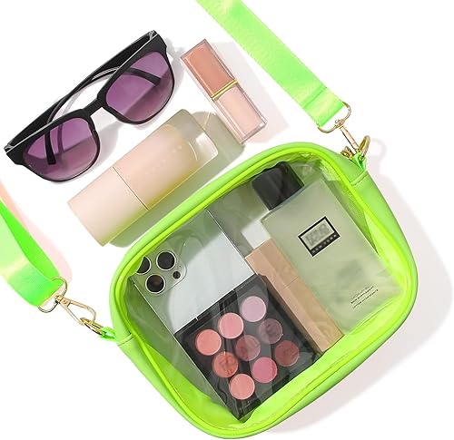 Miniatura 3 de TOBVZOO Bolsa transparente aprobada para estadios, bolsa cruzada transparente para conciertos, eventos deportivos, monederos para hombres y mujeres