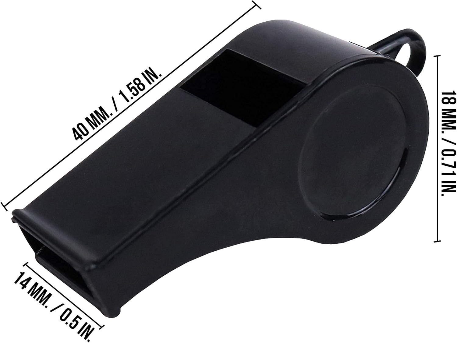 Plastic Whistles with Lanyard - 24 Pack - Loud and Crisp - Coach Whistle - Safety Whistle - Emergency Whistle : Sports & Outdoors