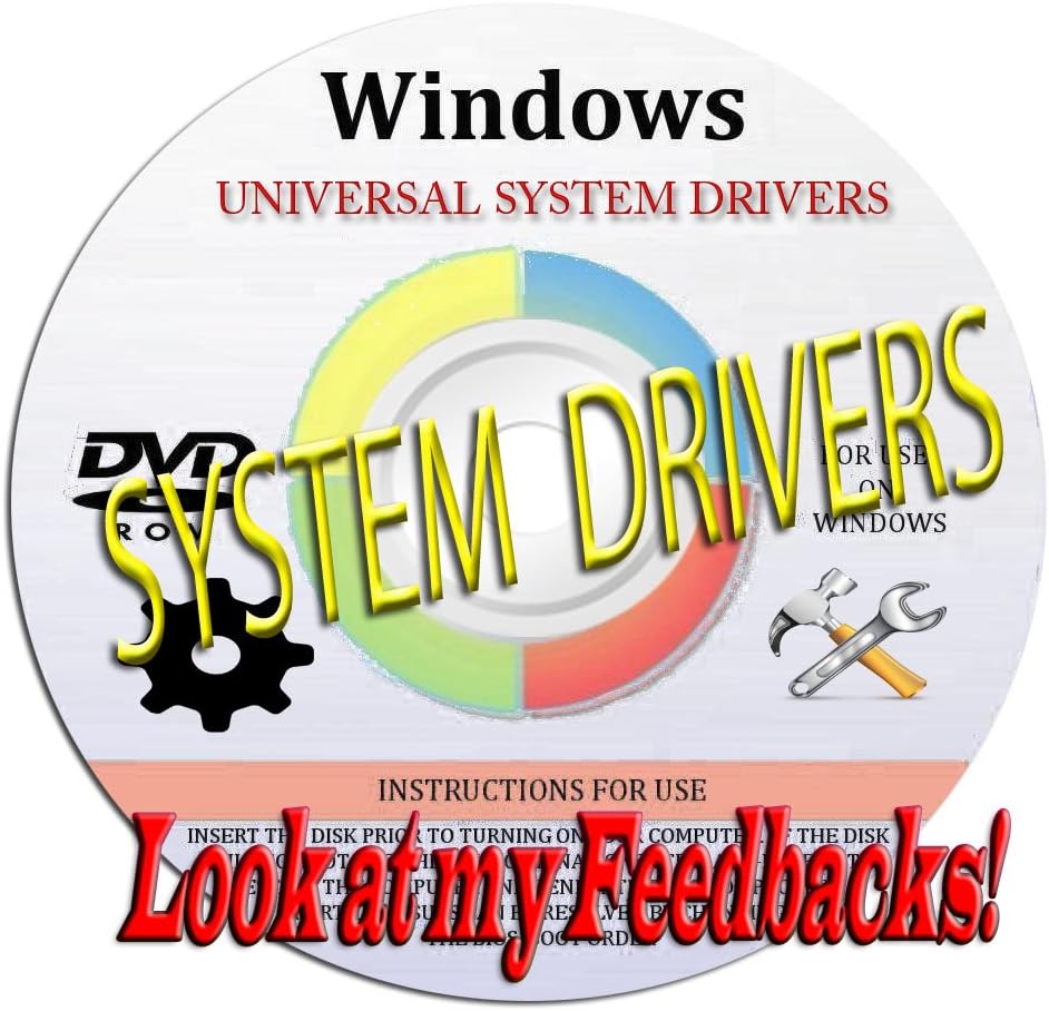 Windows Universal Driver DVD for all PC Makers - Asus, Alien, Acer, Dell, HP, Compaq, Lenevo, IBM, Samsung, Toshiba & More