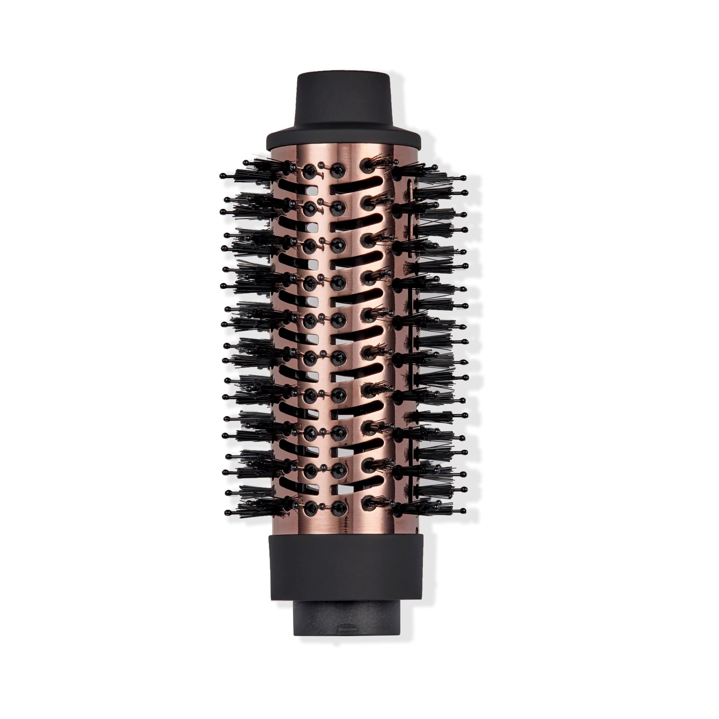 L'ANGE HAIR Multi-Volume Dryer Brush Attachment | Titanium Blow Dryer Brush Barrel for Volumizing & Styling | Tool Sold Separately | Attachment - Black - Round 43mm