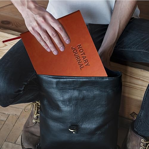 Miniatura 7 de JUBTIC Libro de registro de notario - Diario público notario de actos notariales - Suministros notariales con guardia de privacidad - Horizontal,