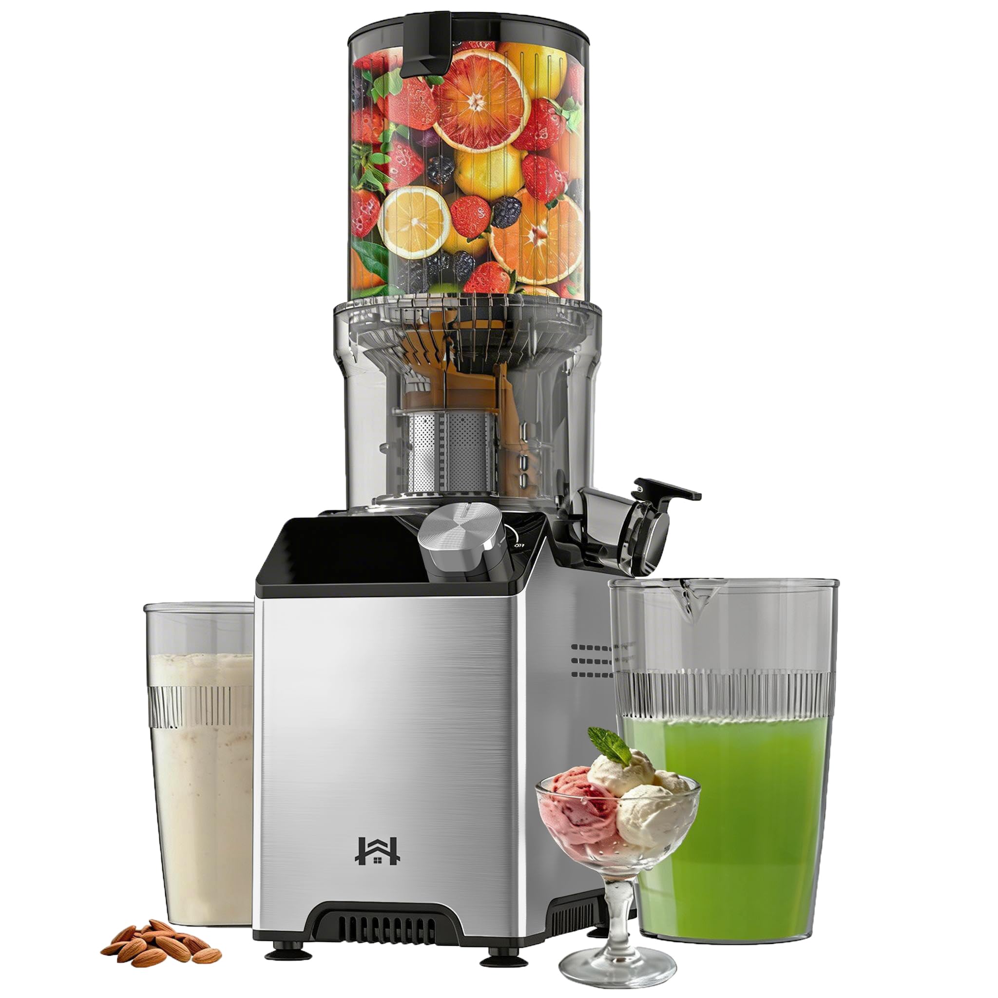 Cold Press Juicer, Wide Feed Chute Juicer Machines