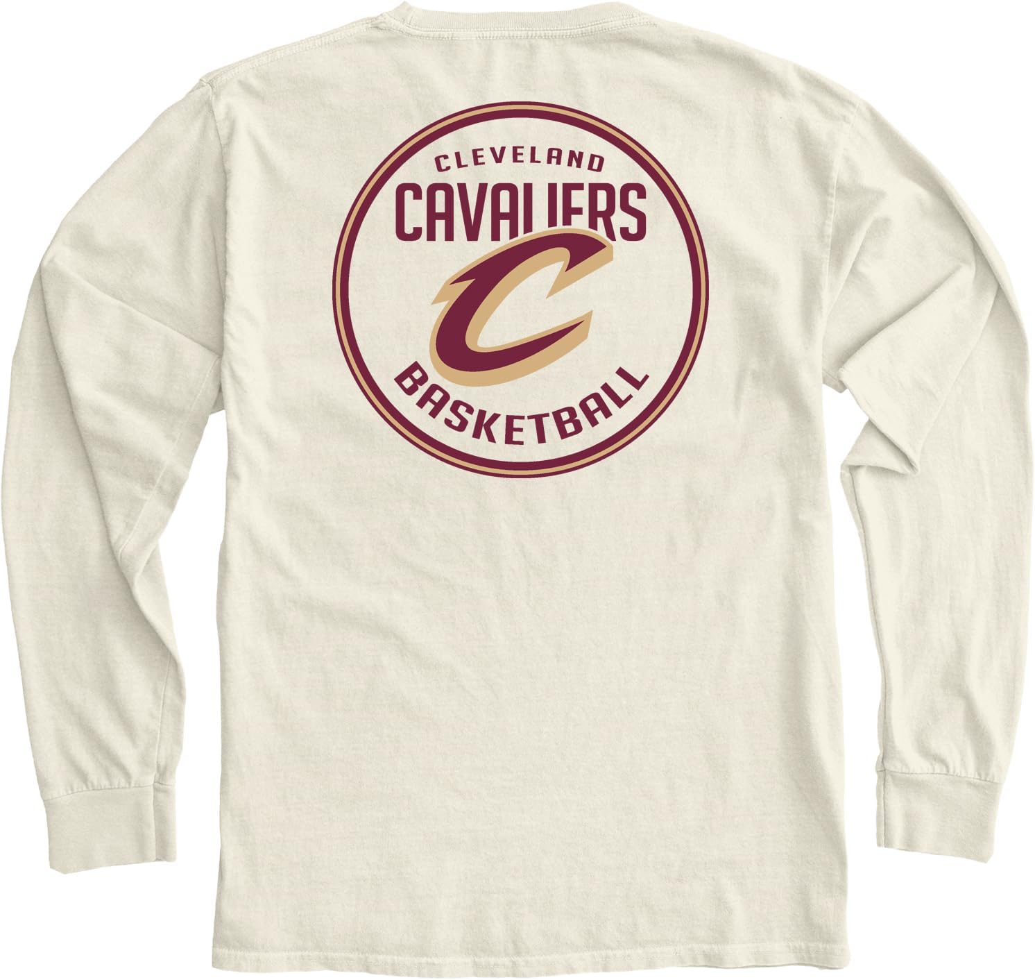 Blue 84 NBA Unisex-Adult NBA Officially Licensed Long Sleeve T-Shirt Ringspun Front/Back Ivory - Image 5