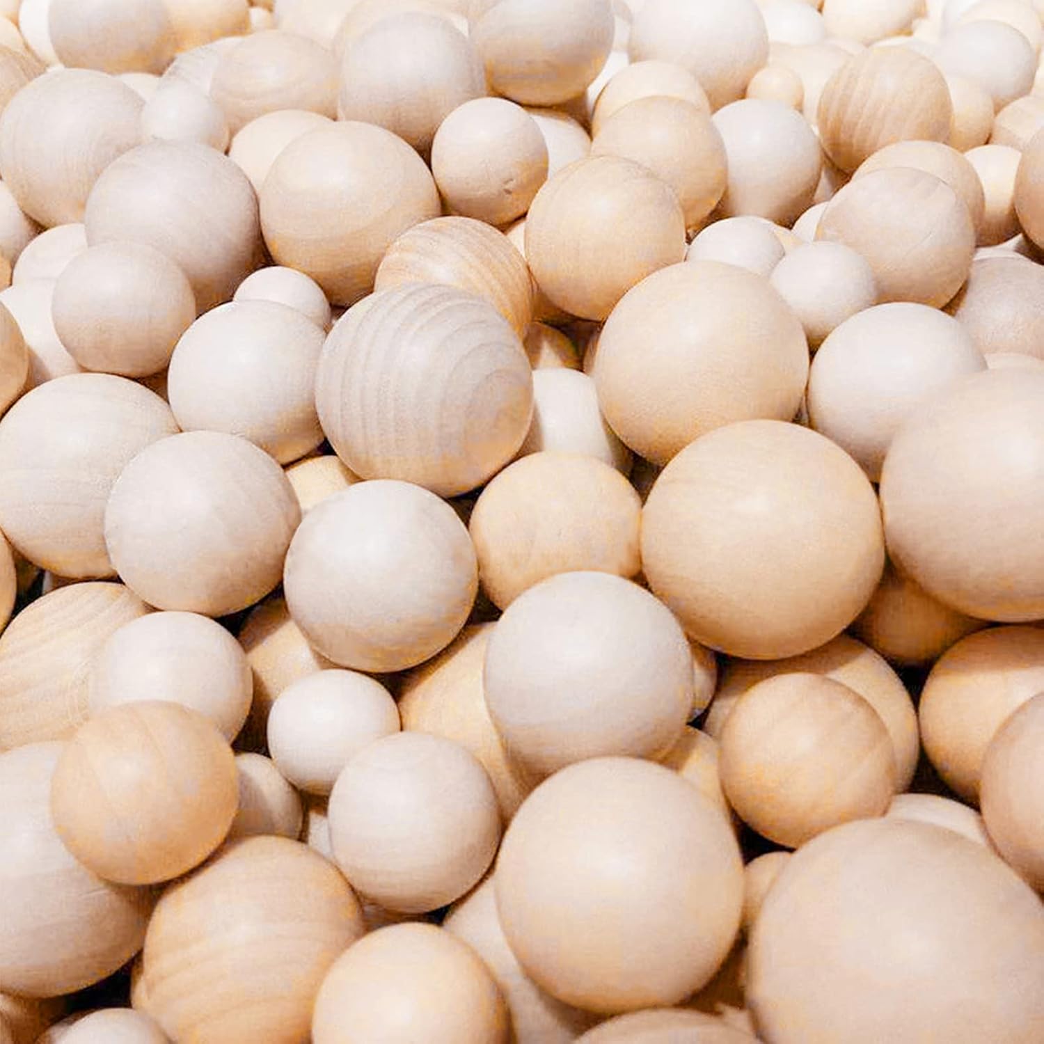 kuosbiu Unfinished Wood Balls 300Pcs Wood Craft Balls