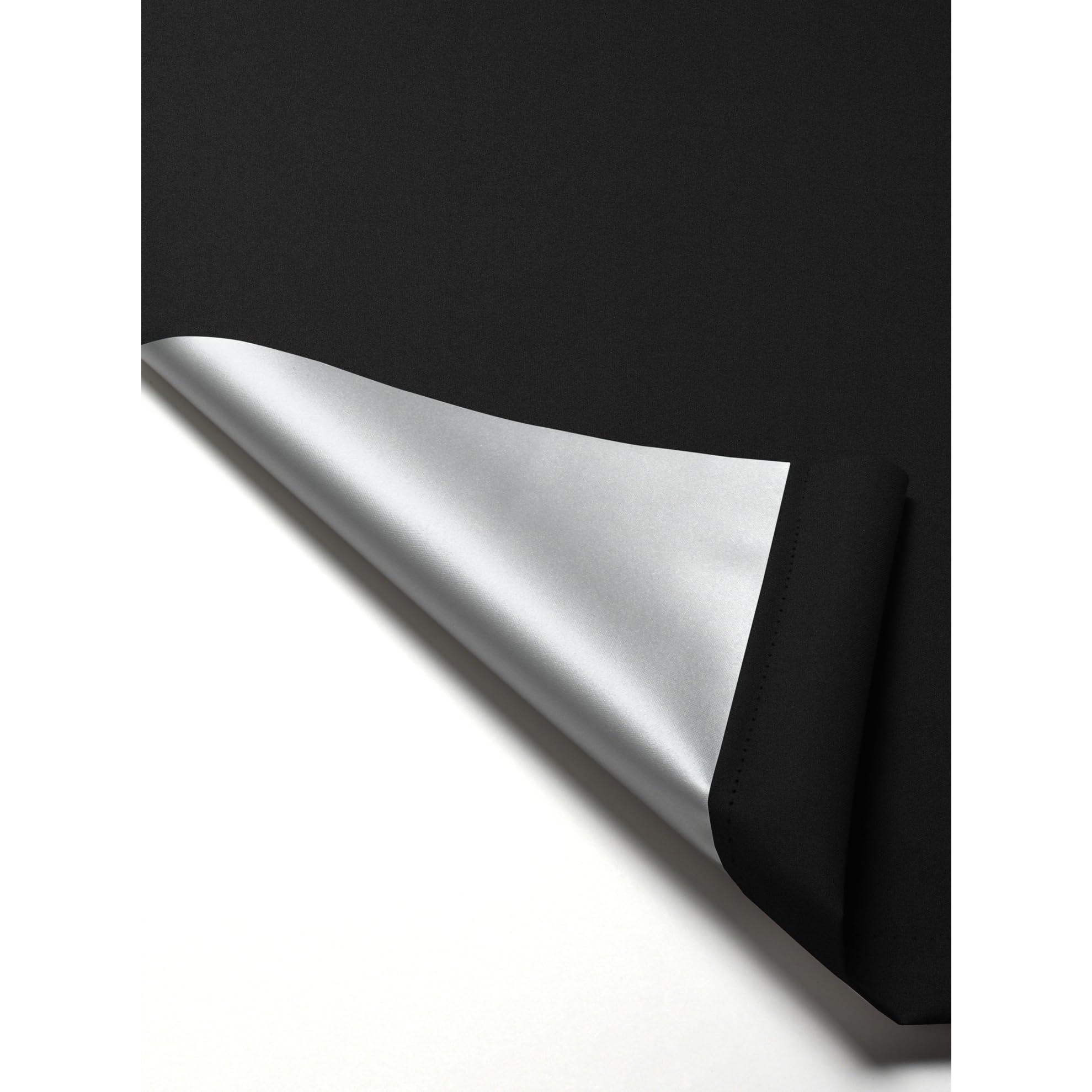 GARDINIA EASYFIX Rollo mit Thermo-Rückseite zum Klemmen oder Kleben, Verdunklungsrollo ohne Bohren, Hitzeschutz, Energiesparend, Schwarz, 100 x 150 cm (BxH)