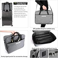 Vista 6 de Ghost Fire Pedalboard de Guitarra de Aleación de Aluminio Súper Ligero para Efectos con Bolsa de Transporte (13''x10.2''SPL-2.5)