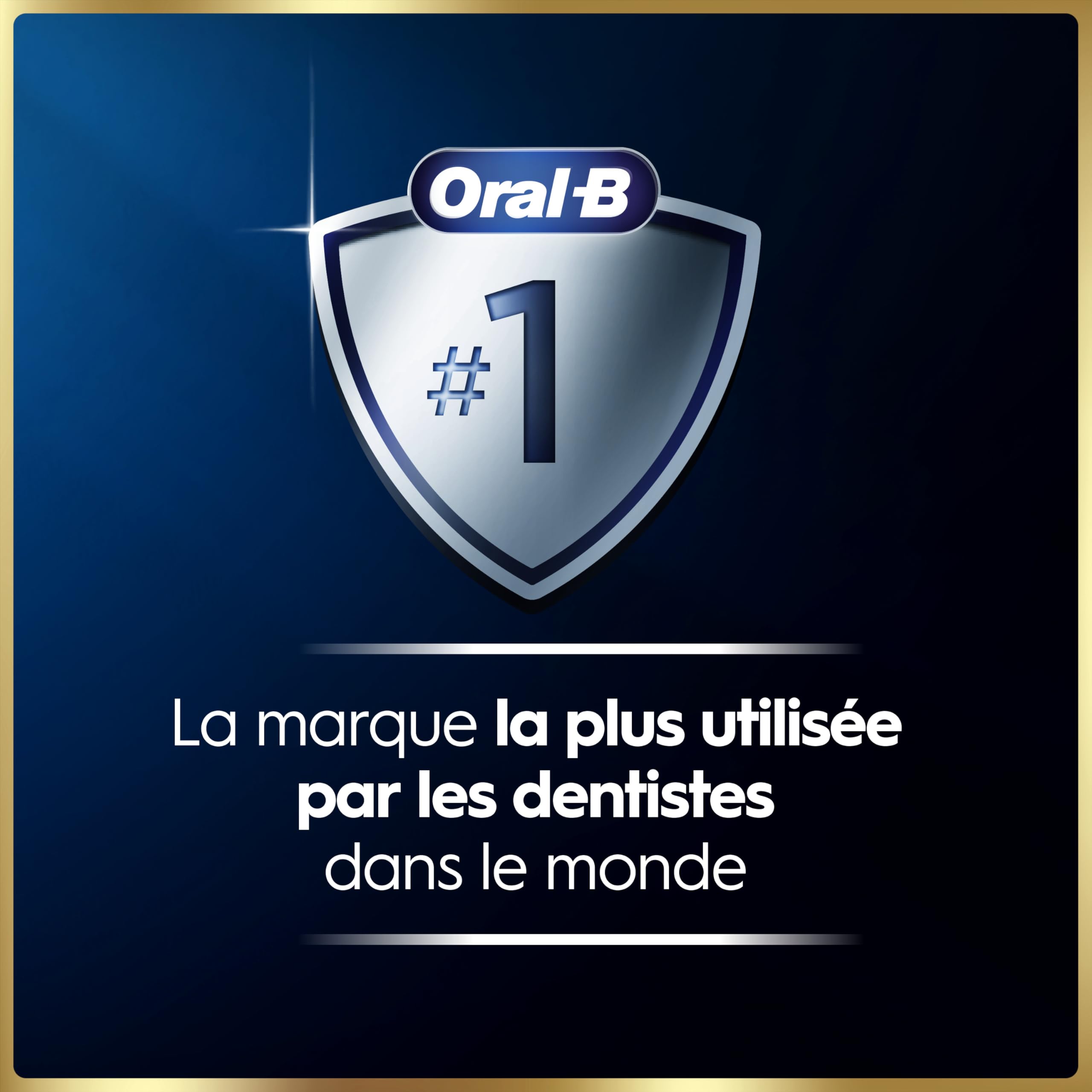 Oral-B Brosse à Dents Electrique iO 9, 3 Brossettes de Rechange, Noire – 7 Modes de Brossage dont Blancheur et Soin Gencives, Charge Rapide de la Batterie, Capteur de Pression, Détection IA, Etui
