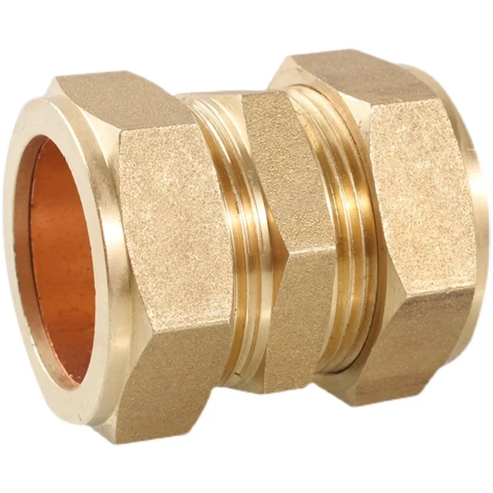 Conectores de compresión para tubo de 4 a 42 mm con virola de latón