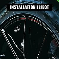 Vista 6 de gunhunt 5 tapas para neumáticos de automóvil con patas de perro, cubierta de vástago de válvula de neumático, tapa de válvula de aleación