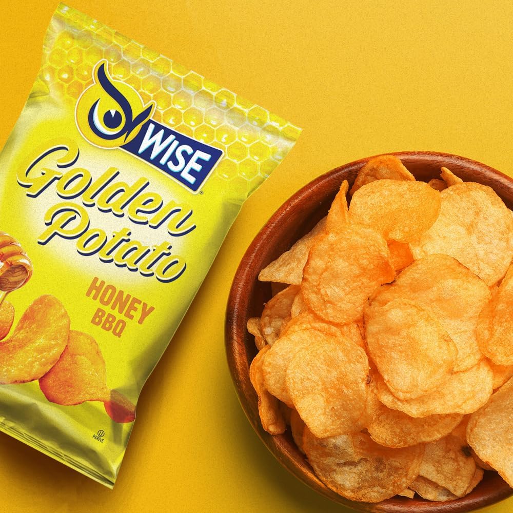 Wise Foods Honey BBQ Potato Chips, 4-Pack