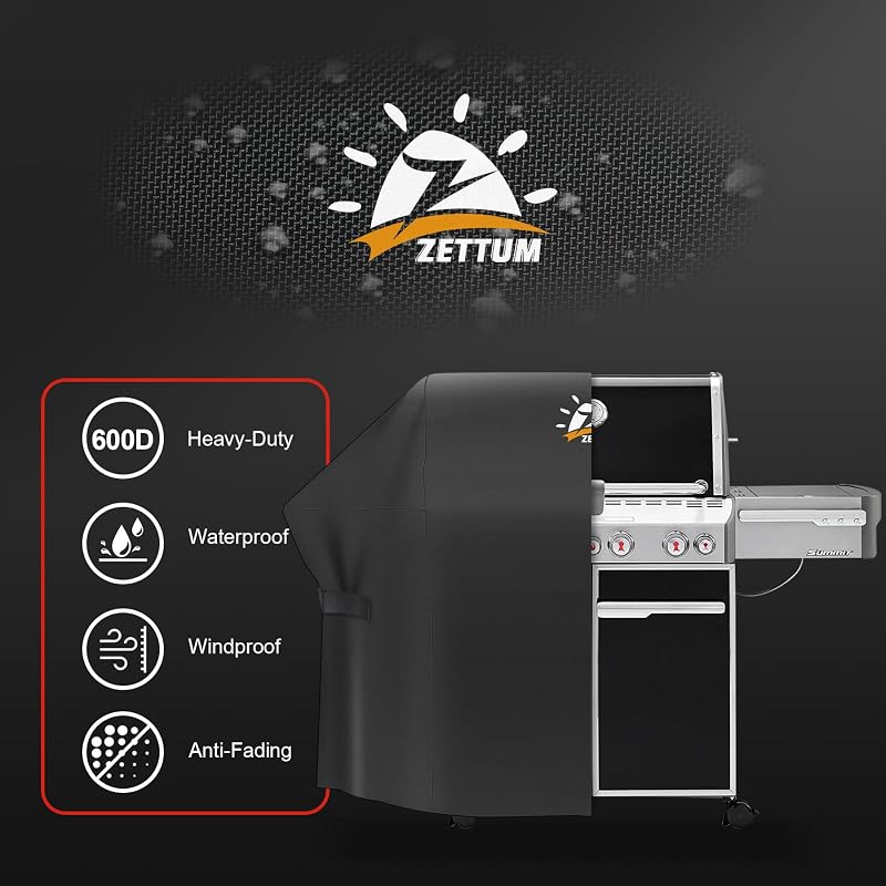 Zettum 208 cm Grillponyva Weber Summit Genesis Char-Broil Vízálló Védőhuzat