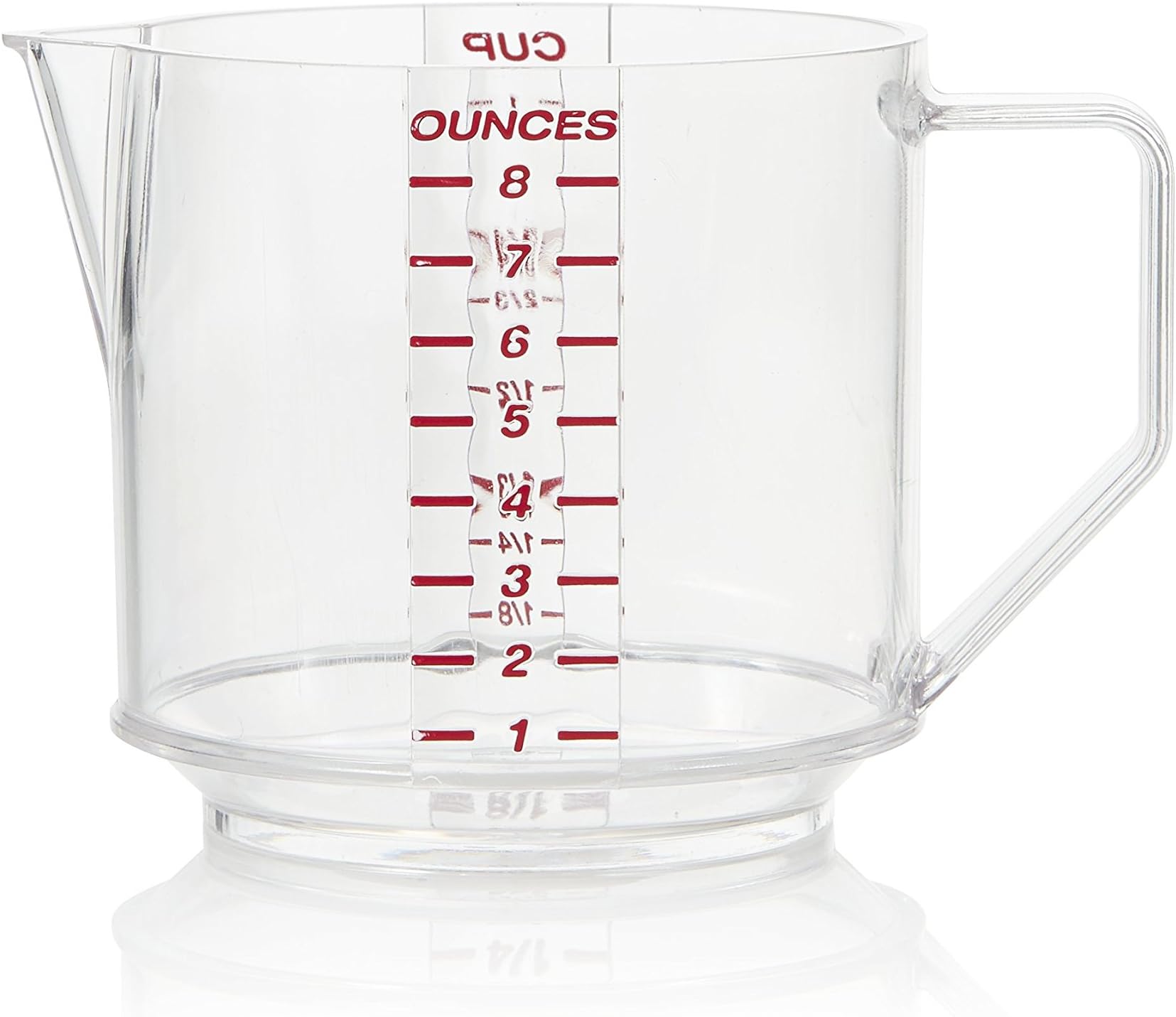Arrow Home Products, Clear One Cup Measure, Engraved Graduate, 1