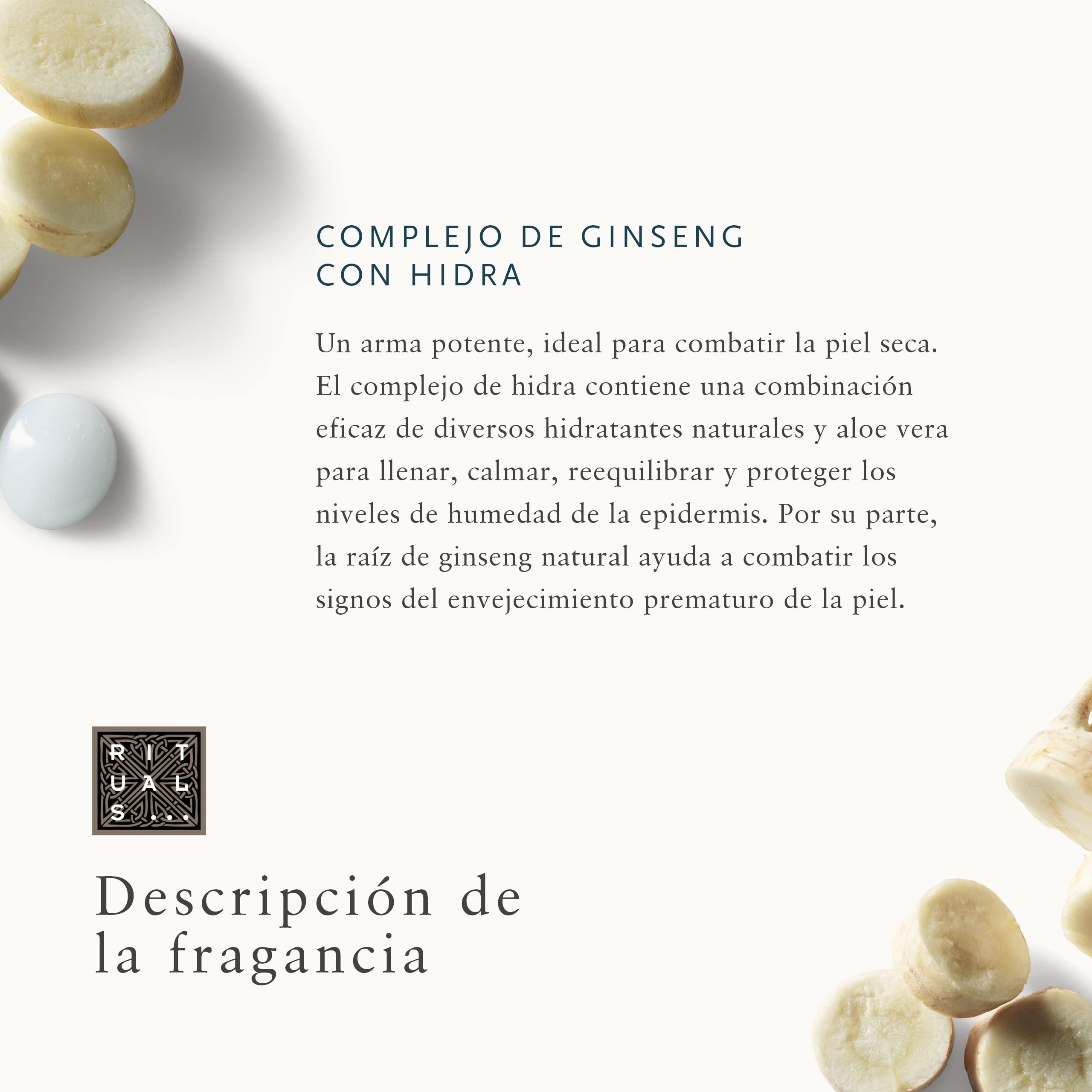 Crema de Afeitar RITUALS Homme Collection, con Ginseng - Propiedades Hidratantes y Tonificantes con Complejo Hidratante