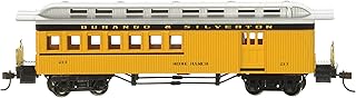 Bachmann Industries 1860 - 1880 Passenger Cars - Combine - Durango & Silverton #213, Yellow, Black & Silver