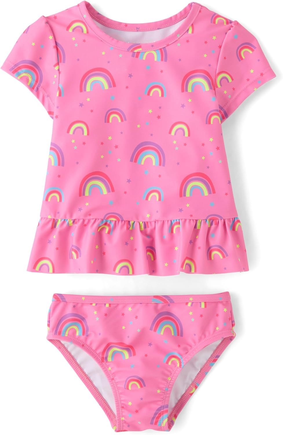 The Children's Place Boys and Toddler Short Sleeve Rashguard Swimset