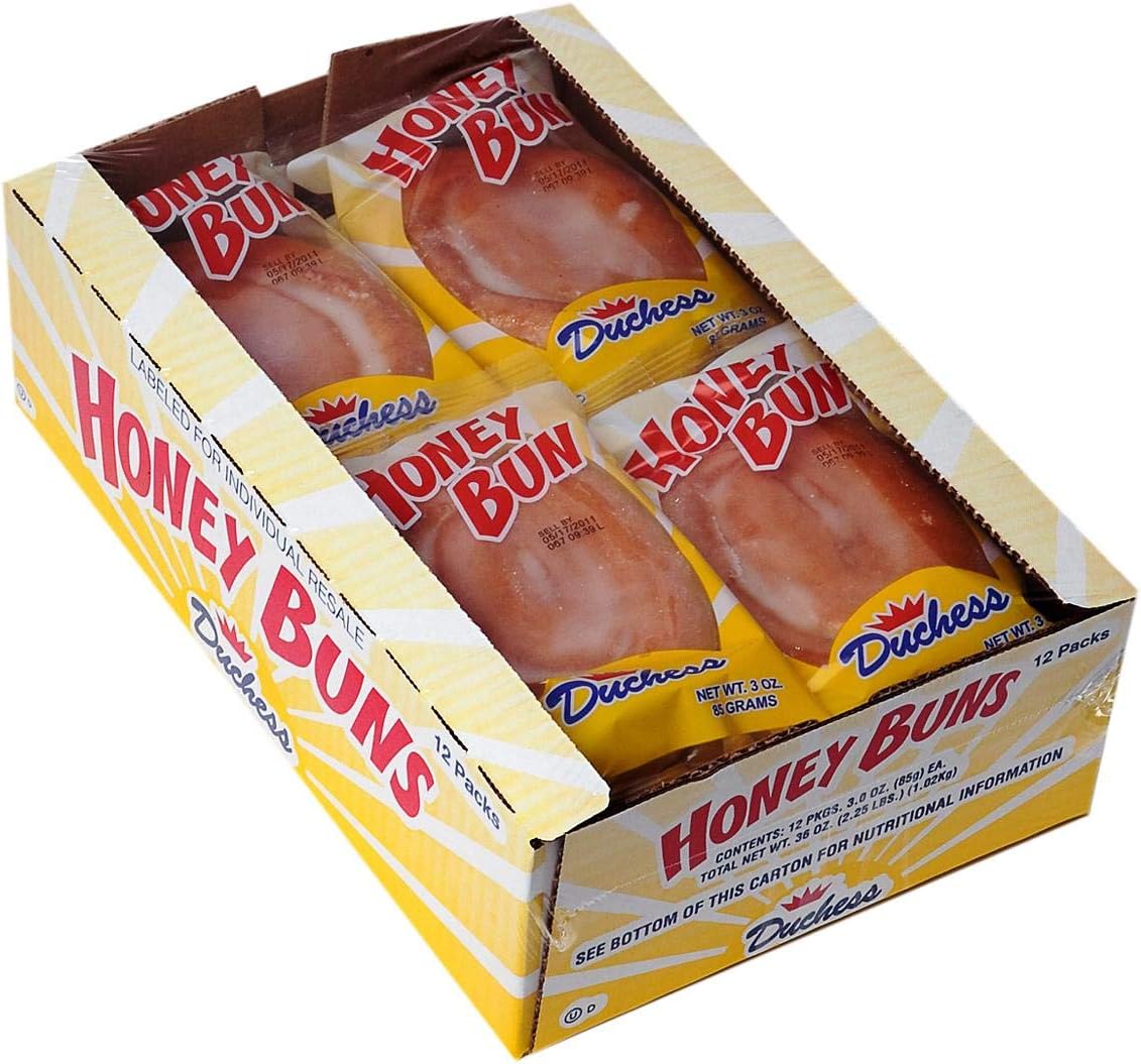 Amazon.com: Duchess Honey Buns - 12/ 3 oz. : Grocery & Gourmet Food