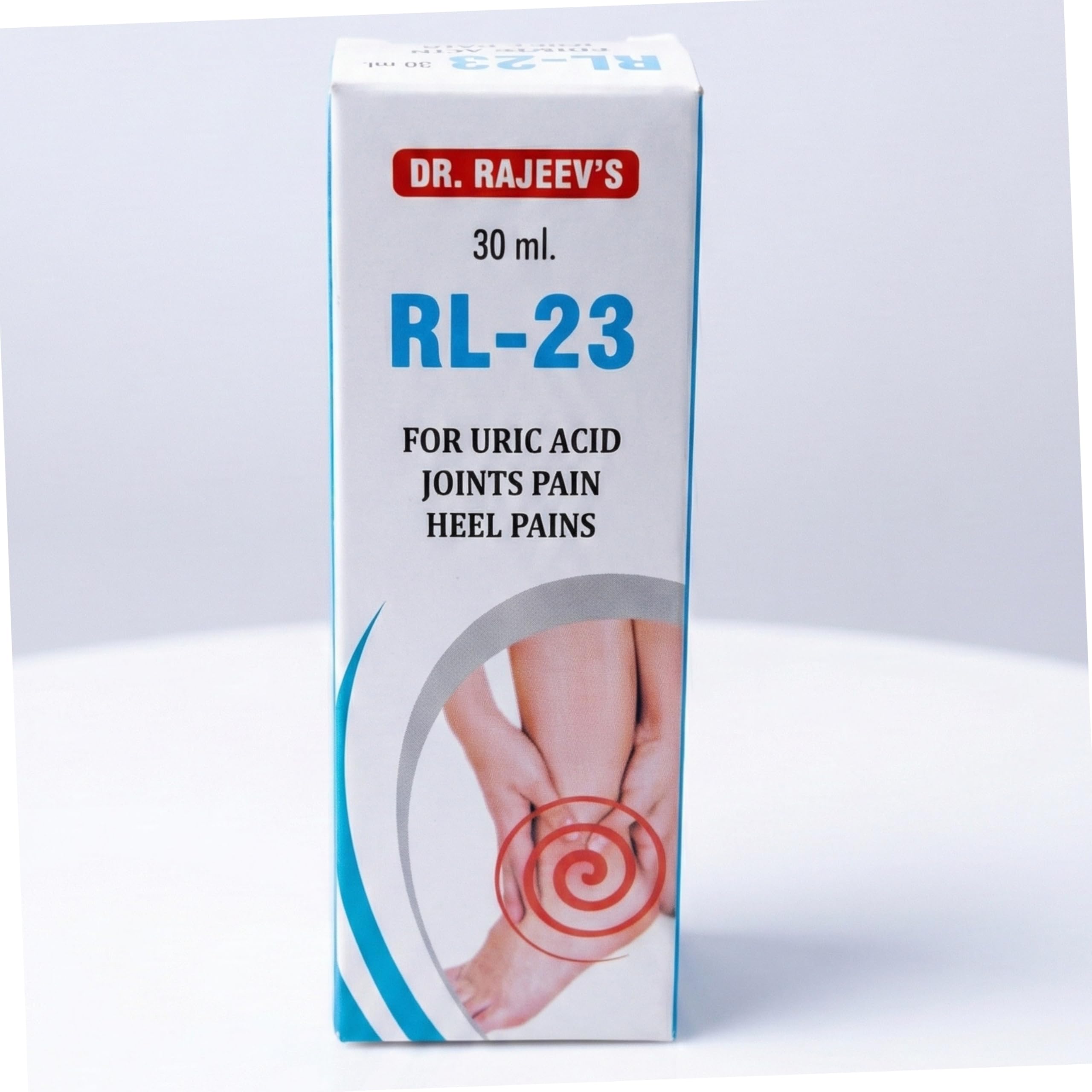 Dr. Rajeev's RL-23 Drops for Uric Acid, Joint Pain & Heel Pain, Herbal Supplement, 30 ml — Amazon image 2