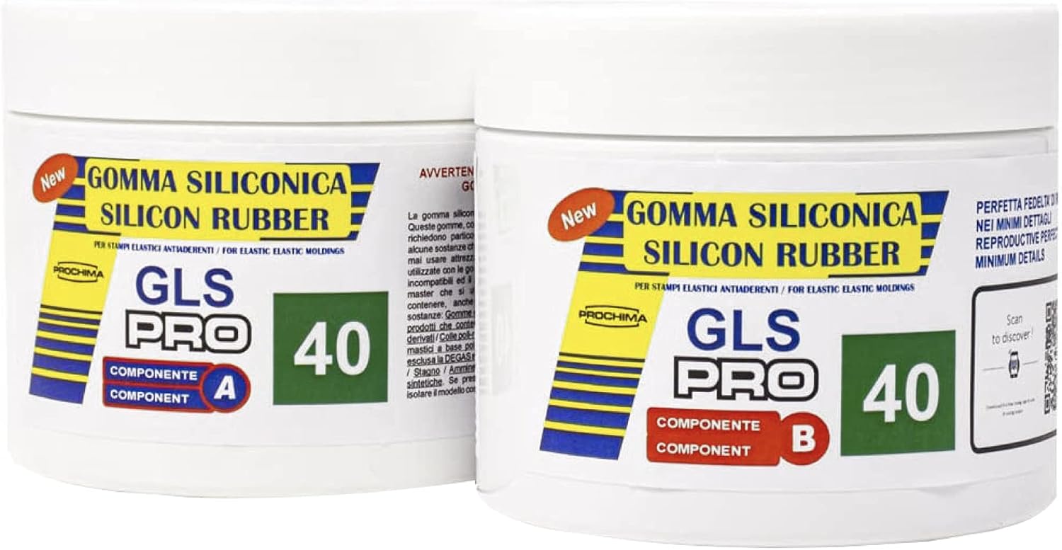 PROCHIMA GS5401K1 Gls-PRO Silicone Rubber 40 A+B, Green, 1 kg