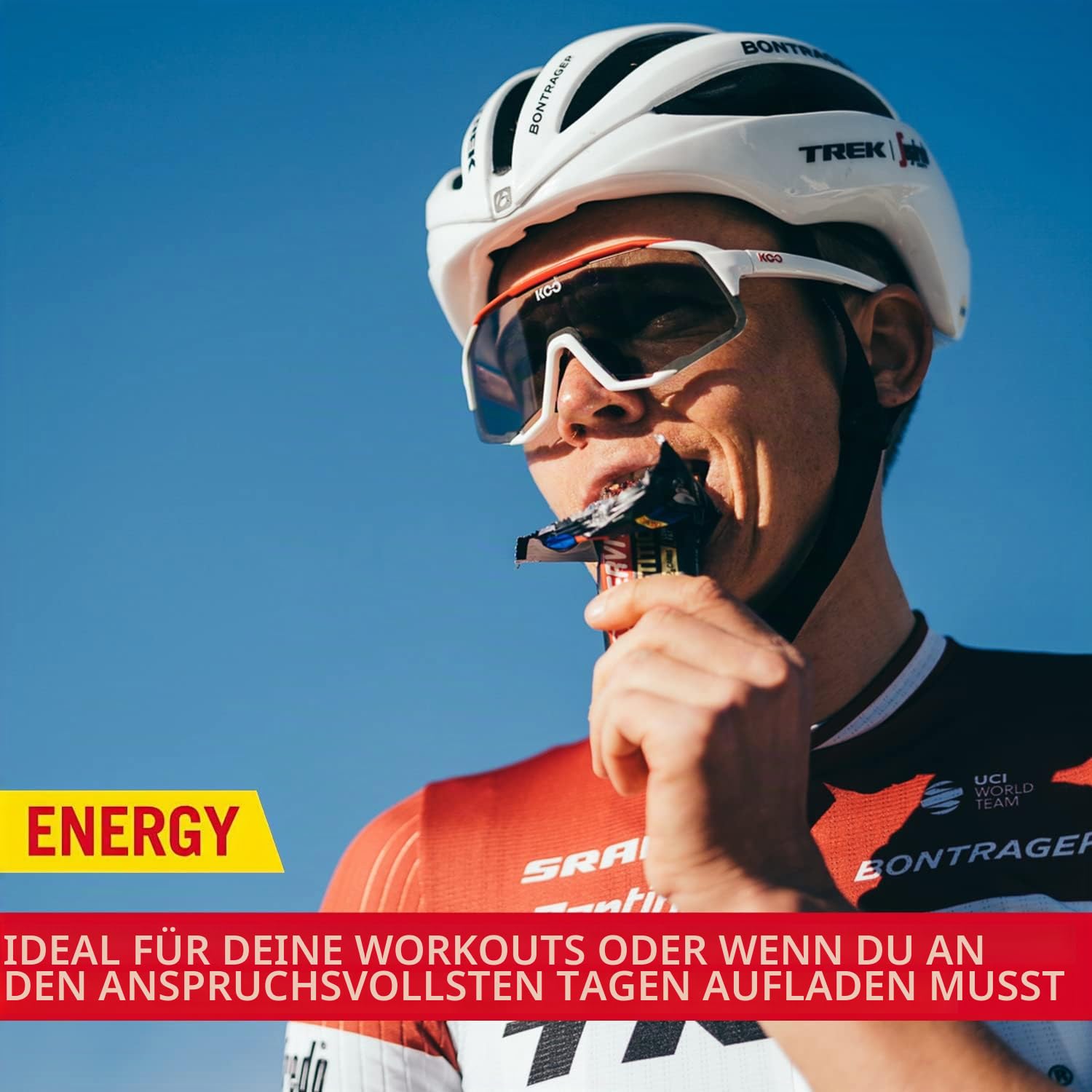 ENERVIT Competition Bar Energy Bar | Energie Riegel/Power Riegel Glutenfrei für Ausdauersport | Radfahren, Laufen, Triathlon | (Orange, Vorteilspack à 25x30g)