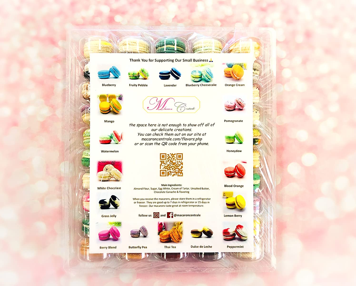 Surprise me 50 Pack | 50 Flavor Assortments Gluten Free French Macarons