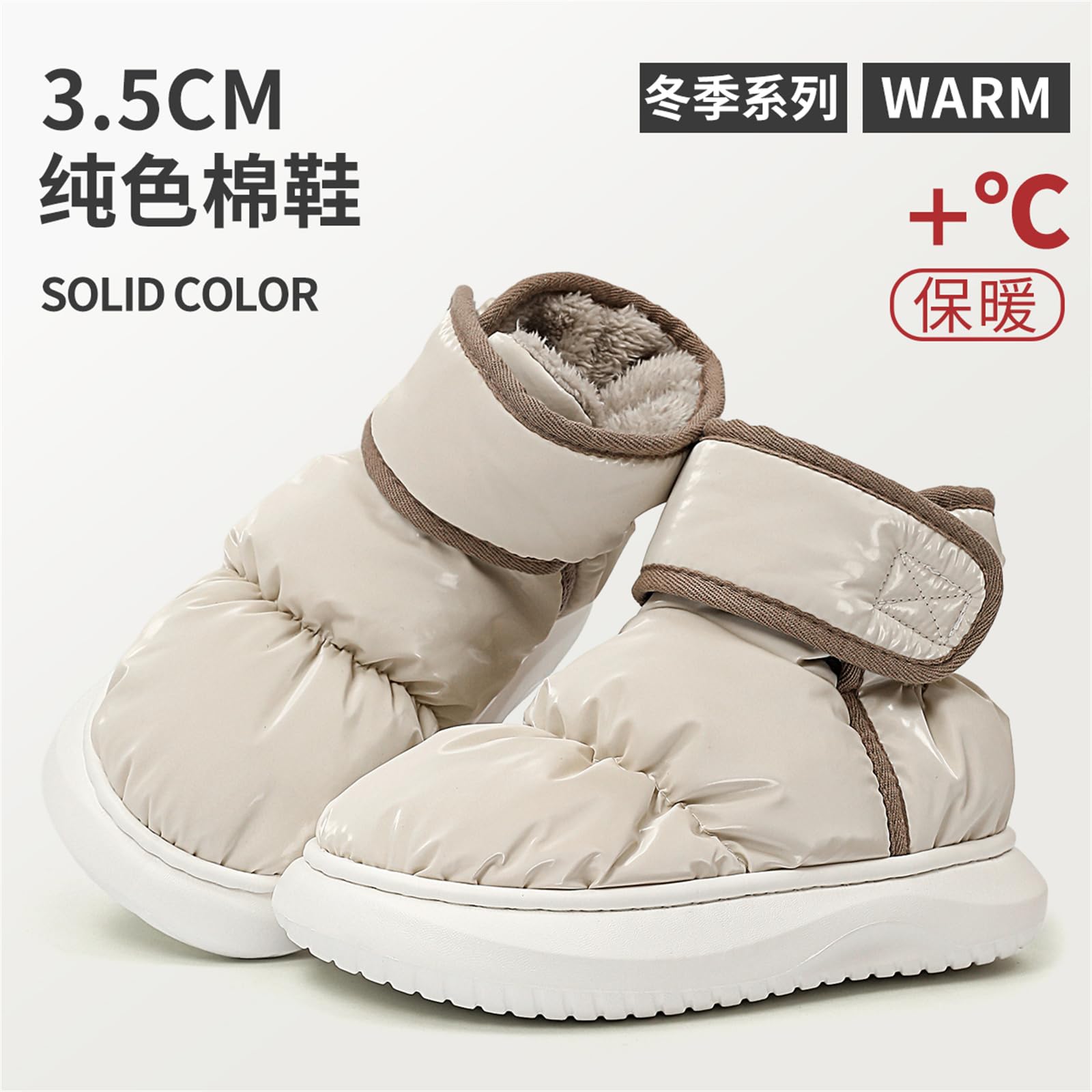 Pantofola Invernale Ciabatte di Cotone Impermeabili E Scarpe di Cotone Peluche