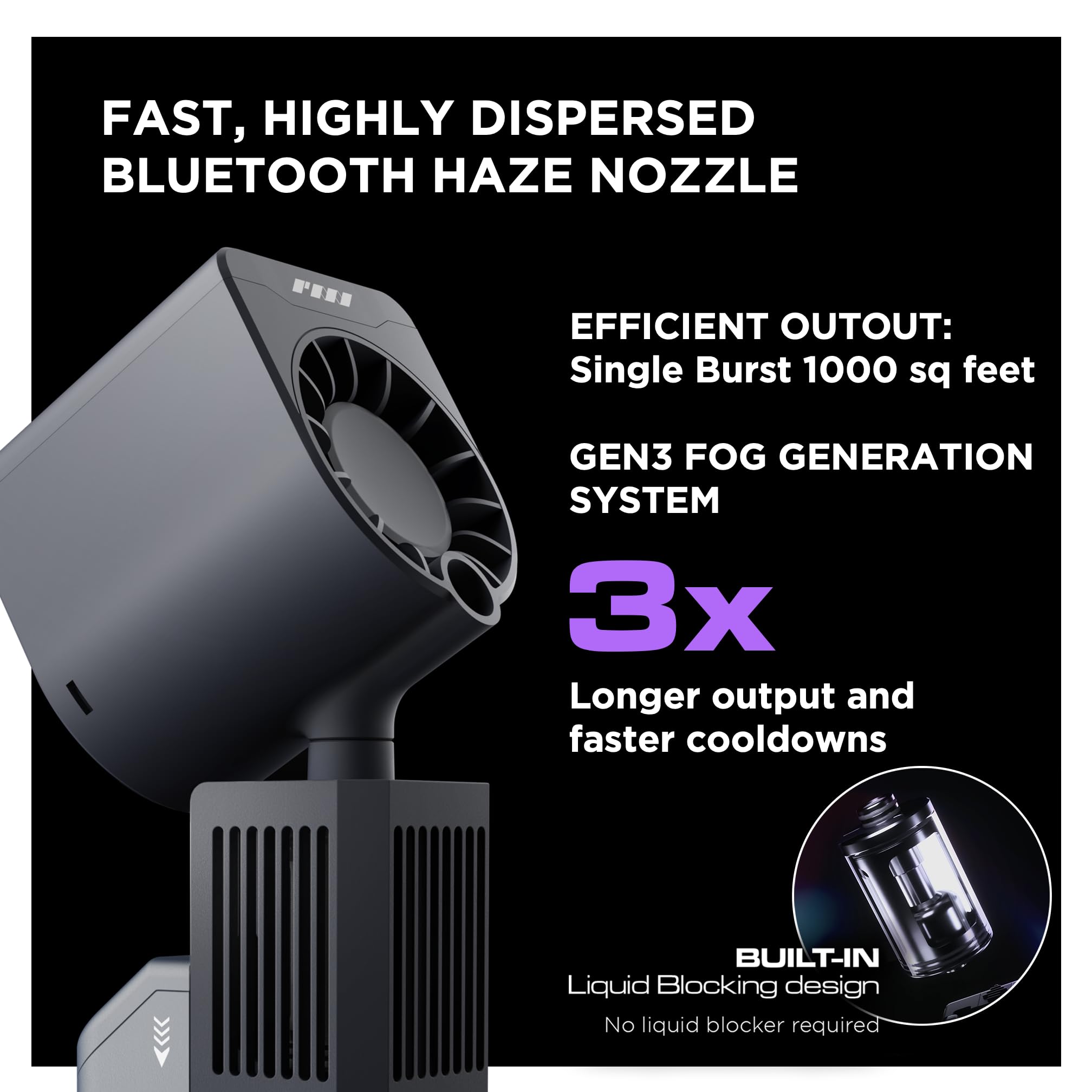PMI SmokeNINJA PRO Hazer Kit（新品） PMI SmokeNINJA PRO HAZER KIT - Portable Fog Machine with Bluetooth