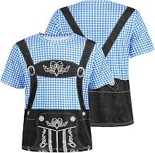 LMYOVE Oktoberfest Shirt Men, Oktoberfest Tshirt Costume for Man, Lederhosen Men Costumes Outfit