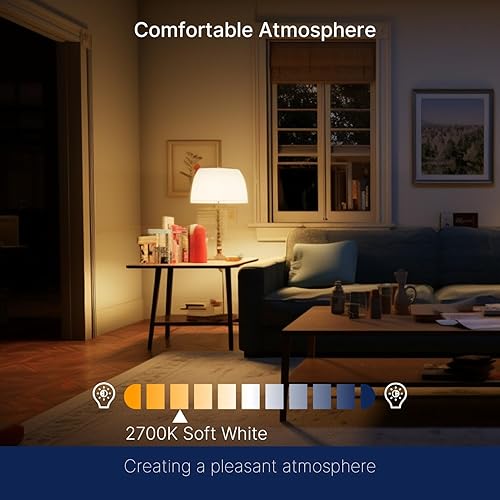 Miniatura 6 de FLSNT Bombillas LED Edison equivalentes a 100 W, ST19ST58, bombillas LED regulables para comedor, cocina, alto brillo con 1000 lm, 2700 K blanco