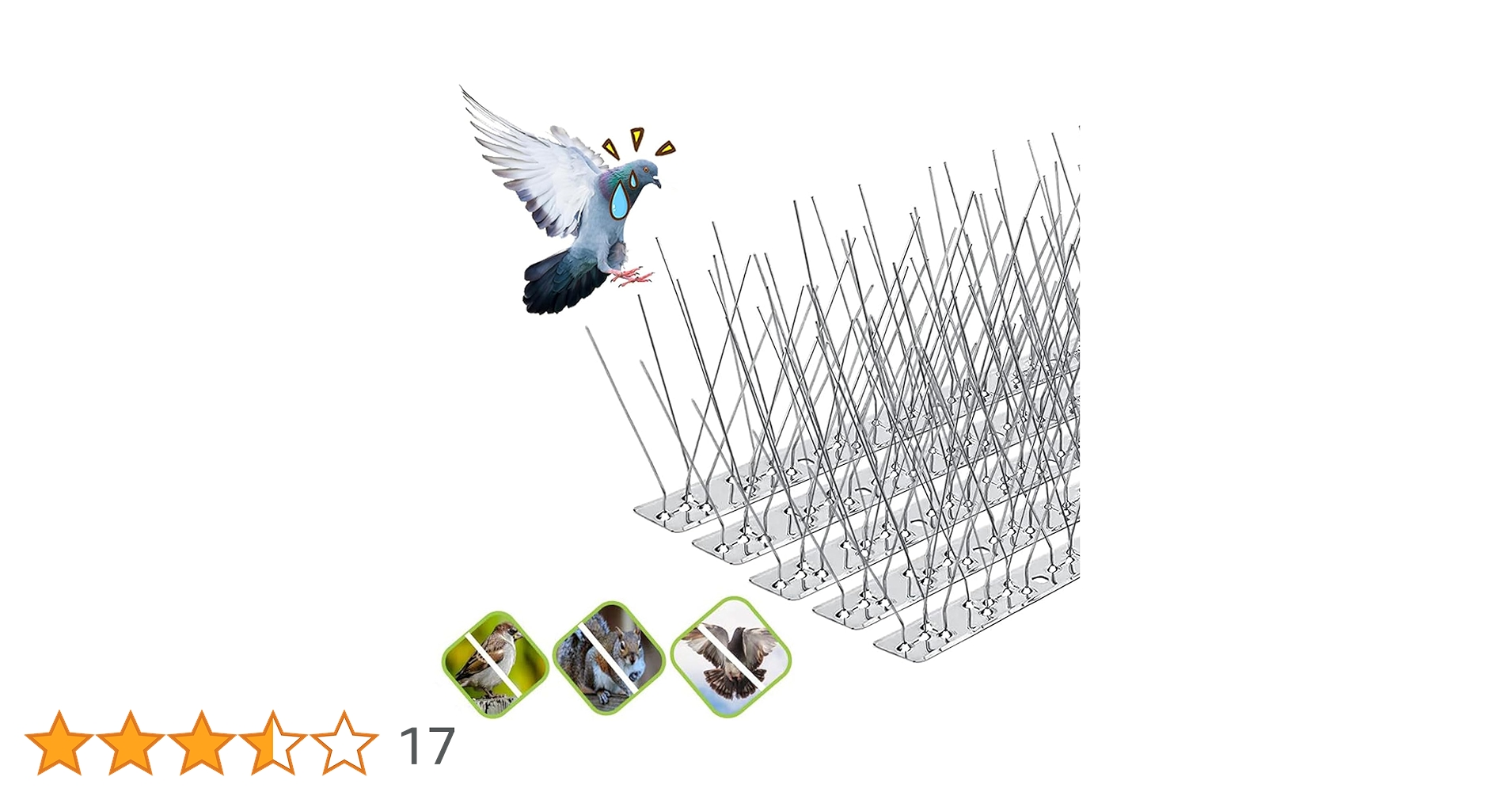 Amazon.co.jp: Nowoto 鳩よけ 鳥よけ 100%ステンレス製 耐久性